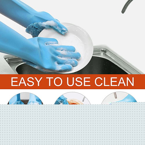 5款廚房多功能硅膠手套 亞馬遜產品套圖設計